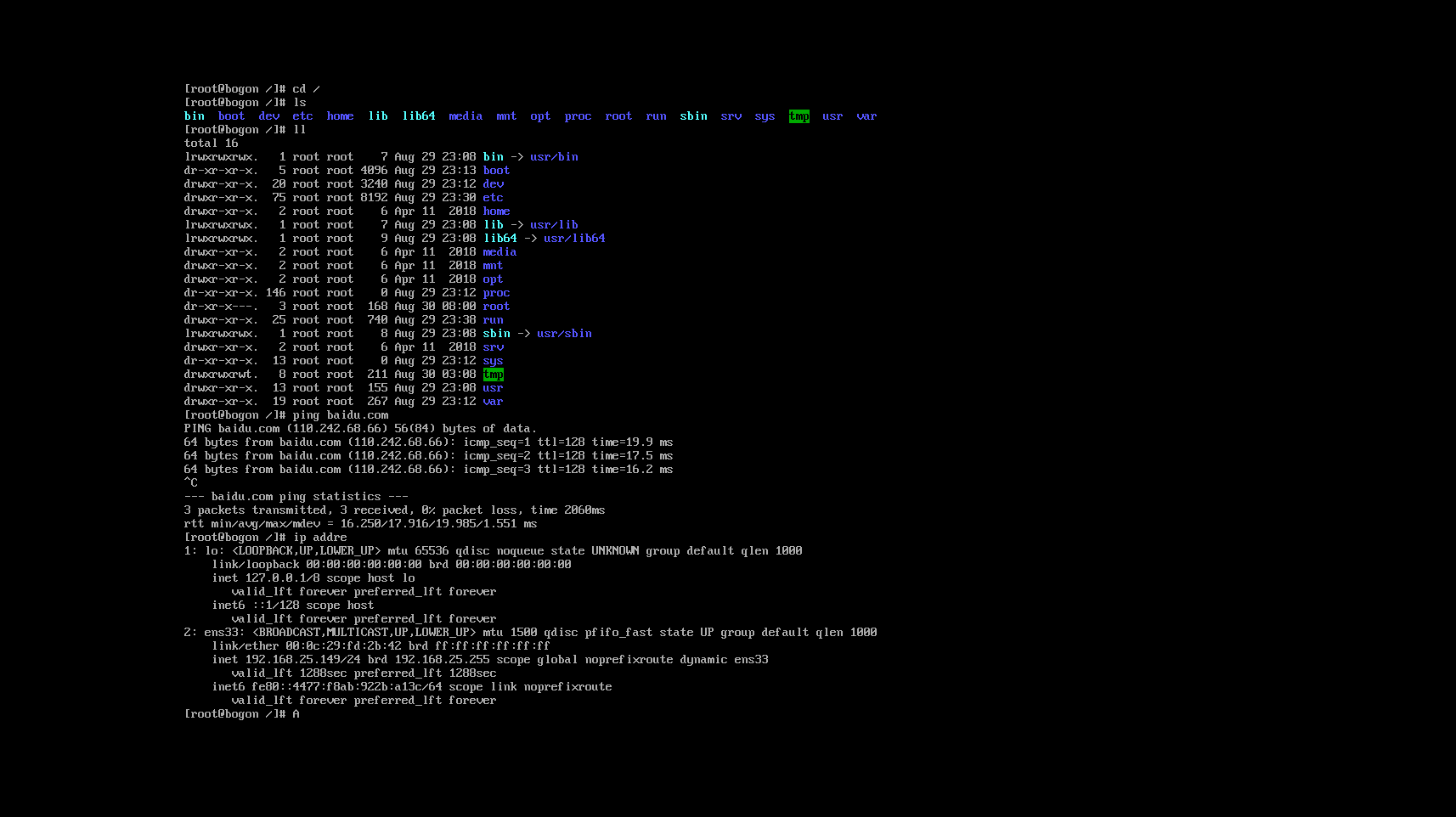 Centos CLI